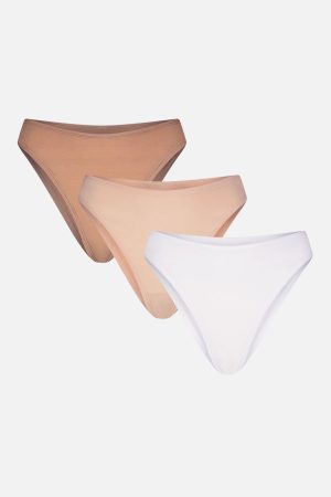 Cloud Cotton French Cut Brief in Honey (Pack)